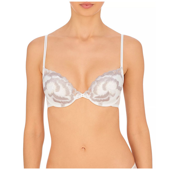 Natori Natorious Demi Contour Underwire Bra Soft White Size 34DDD 1048